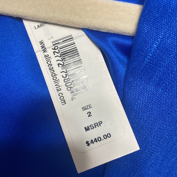 NWT Alice and Olivia Sapphire Denny Blazer - Picture 5 of 5